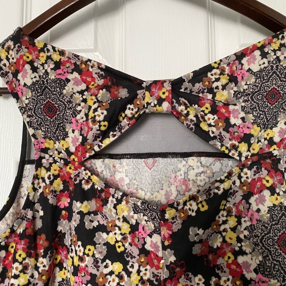 Floral Boho Mini Dress Size XXL - Picture 2 of 5